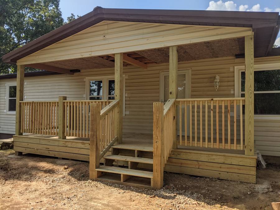 Covered Porch & Deck Build